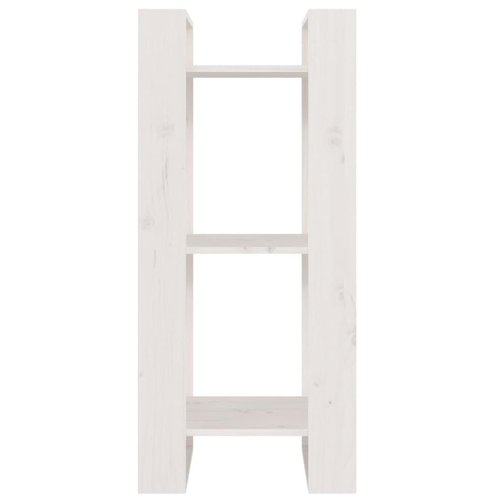 vidaXL Bücherregal Bücherregal/Raumteiler Weiß 41x35x91 cm günstig online kaufen