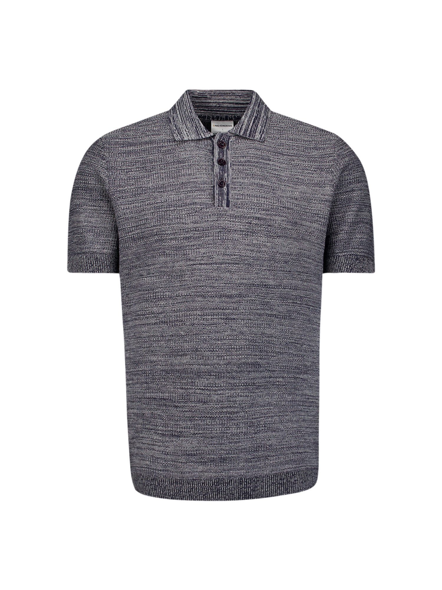 NO EXCESS Poloshirt Pullover Short Sleeve Polo - Strickpolo - Herrenpolo