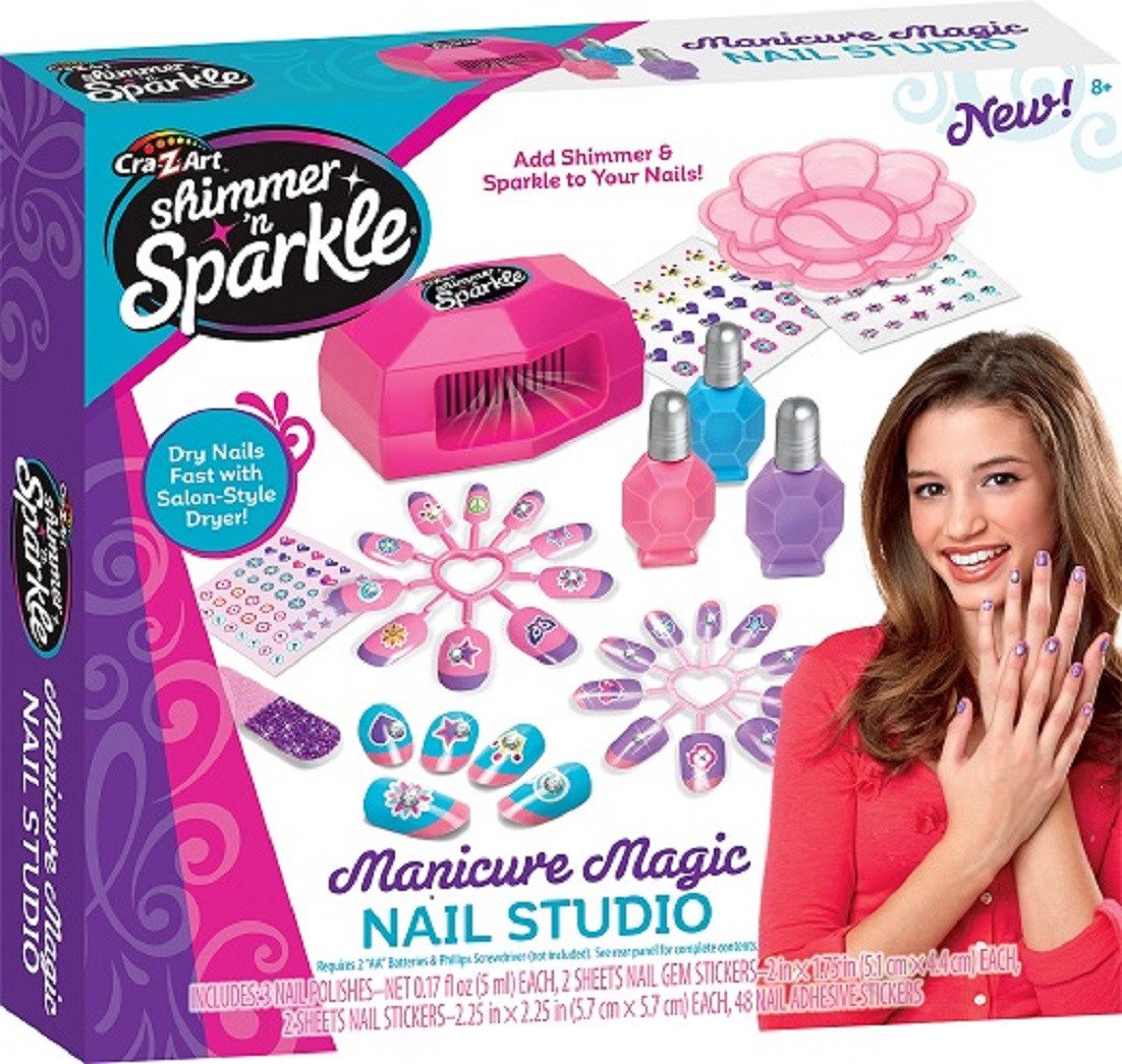 CRAZART Kreativset Shimmer´n Sparkle Manicure Magic Nail Studio
