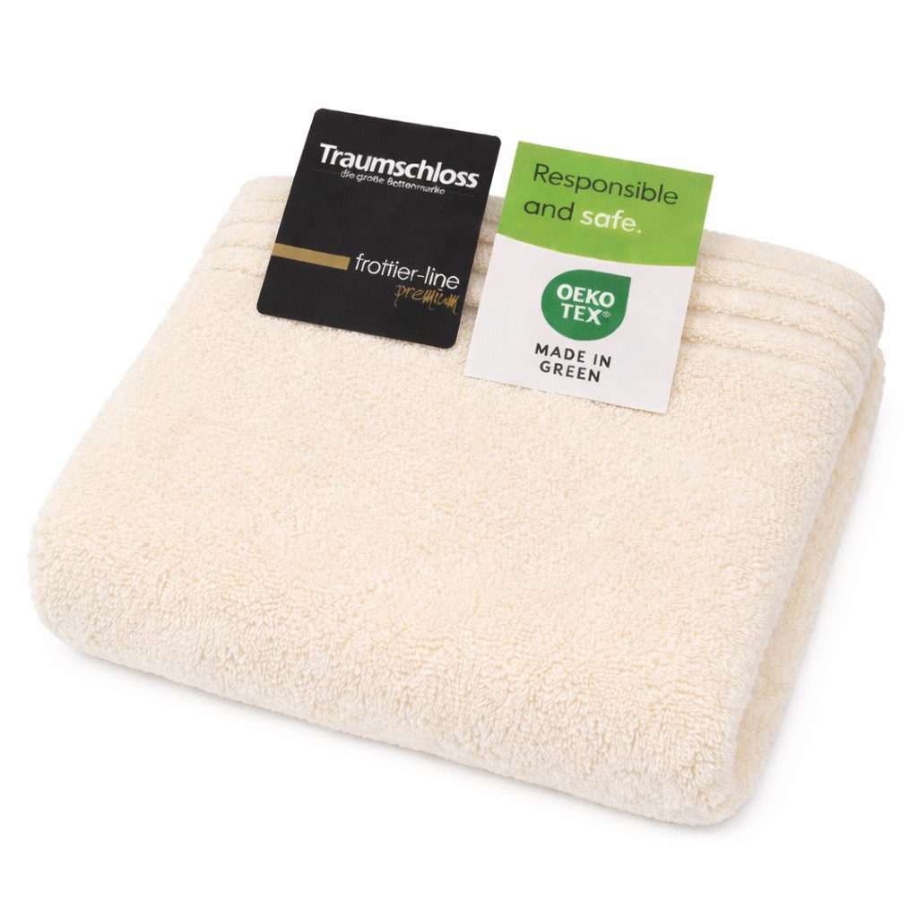 Traumschloss Handtuch Premium-Line, Frottier (1-St), 100% ägäische Baumwolle mit 600g/m²