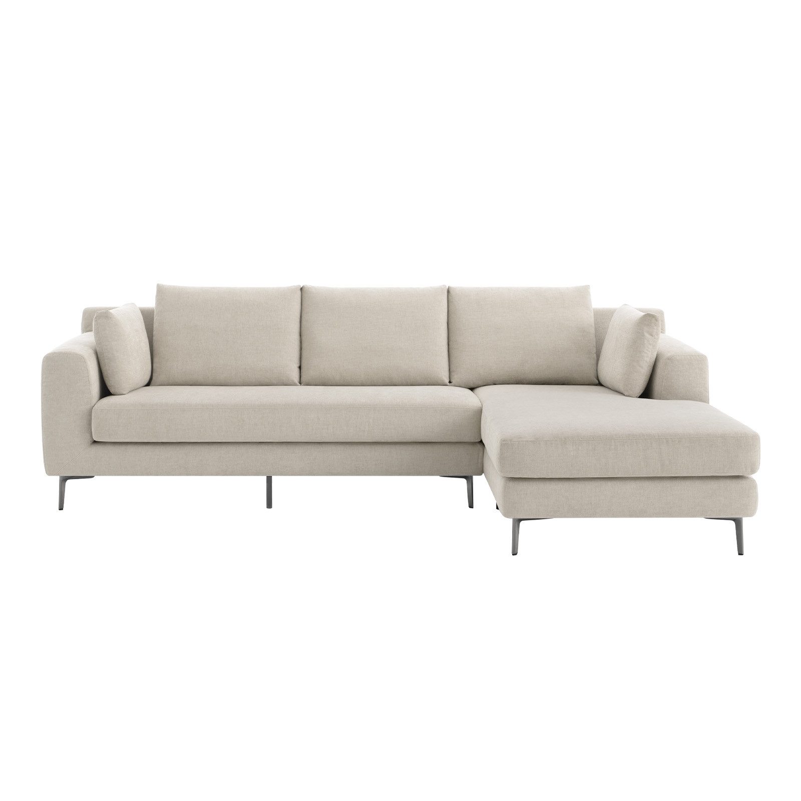Woltu Sofa, aus Chenille, Bezug abnehmbar und waschbar Mandelbeige