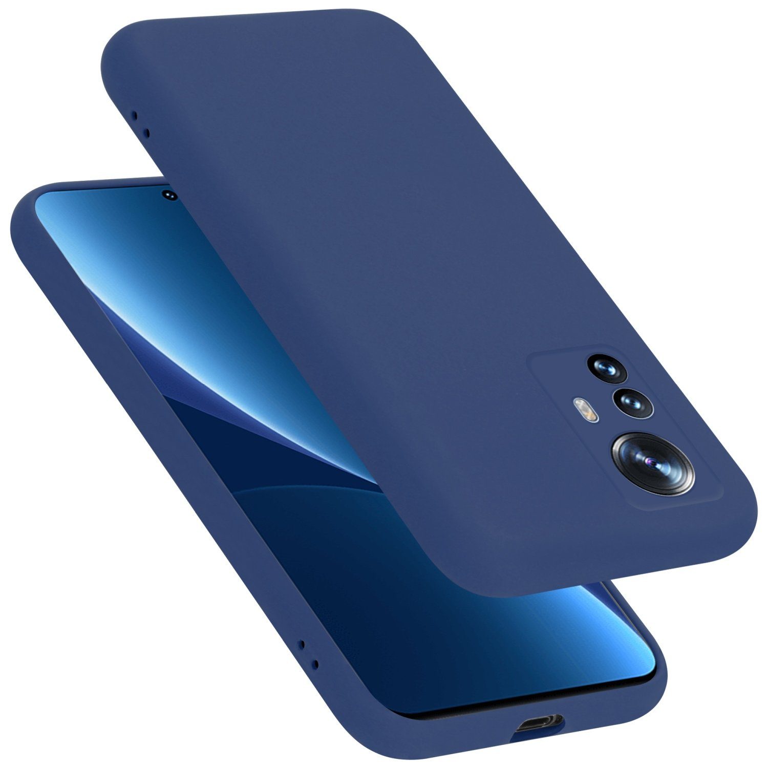 Cadorabo Handyhülle für Xiaomi 12 PRO Hülle Xiaomi 12 PRO, Flexible Hülle TPU Silikon Schutzhülle Back Cover Case