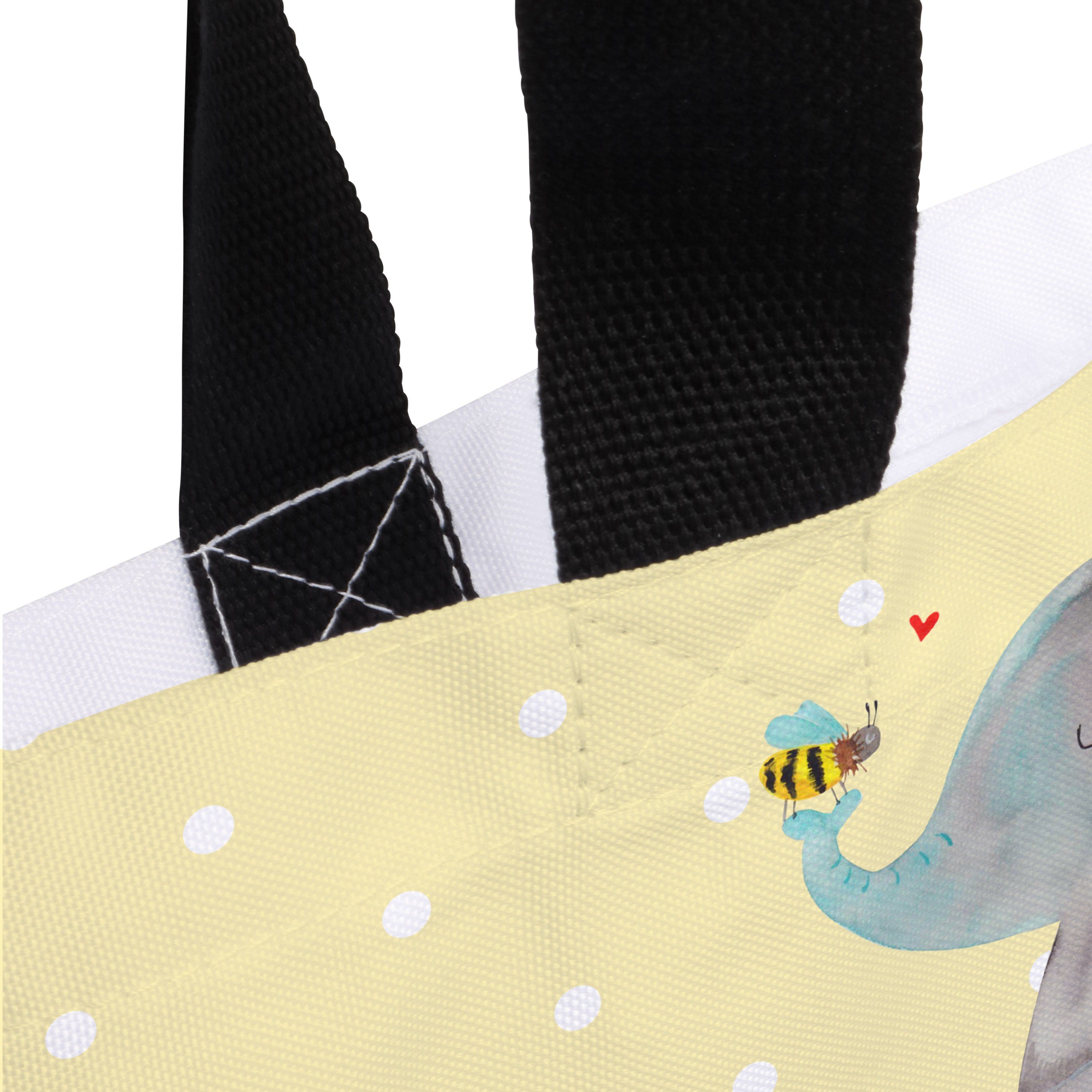 Mr. Elefant Shopper Tiermotive, Mrs. & Gelb (1-tlg) Geschenk, Beutel, - Panda & Einkau - Pastell Biene