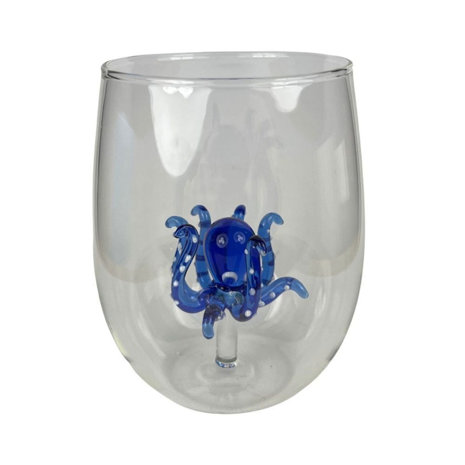 Glas Oktopus Trinkglas aus mundgeblasenem Glas