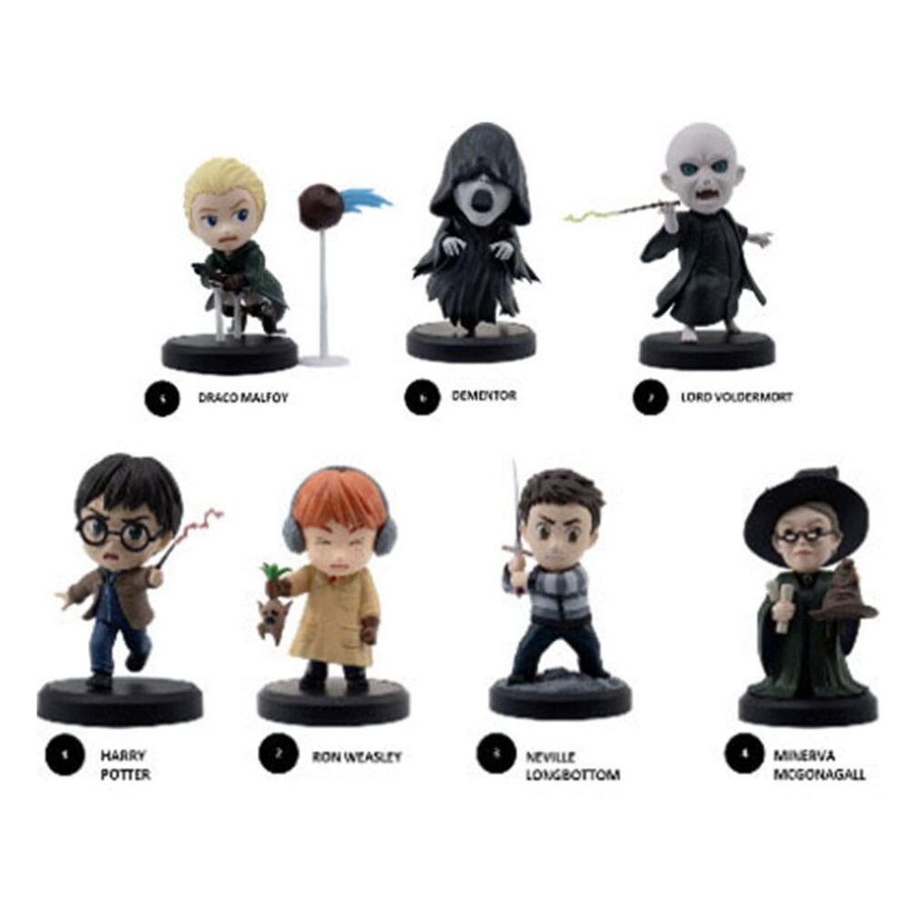 YuMe Toys Spielfigur Harry Potter Hero Box Wizards Series Minifiguren 8 cm Display (6)