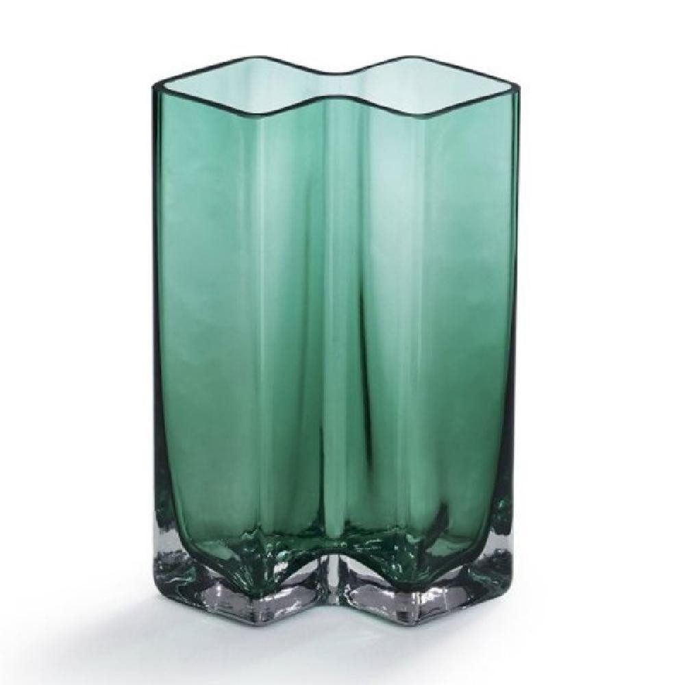 Born in Sweden Dekovase Vase Row Grün (2 Kammern)