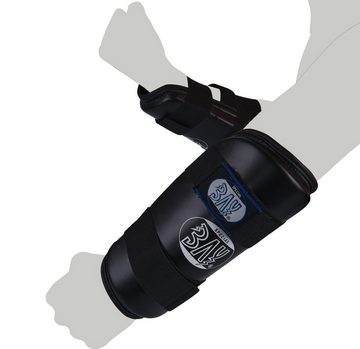 BAY-Sports Armschoner Unterarmschutz Unterarmschoner Kampfsport Krav Maga Unterarm, Für Vollkontakt geeignet, feucht abwischbar, Kunstleder, XS - XL
