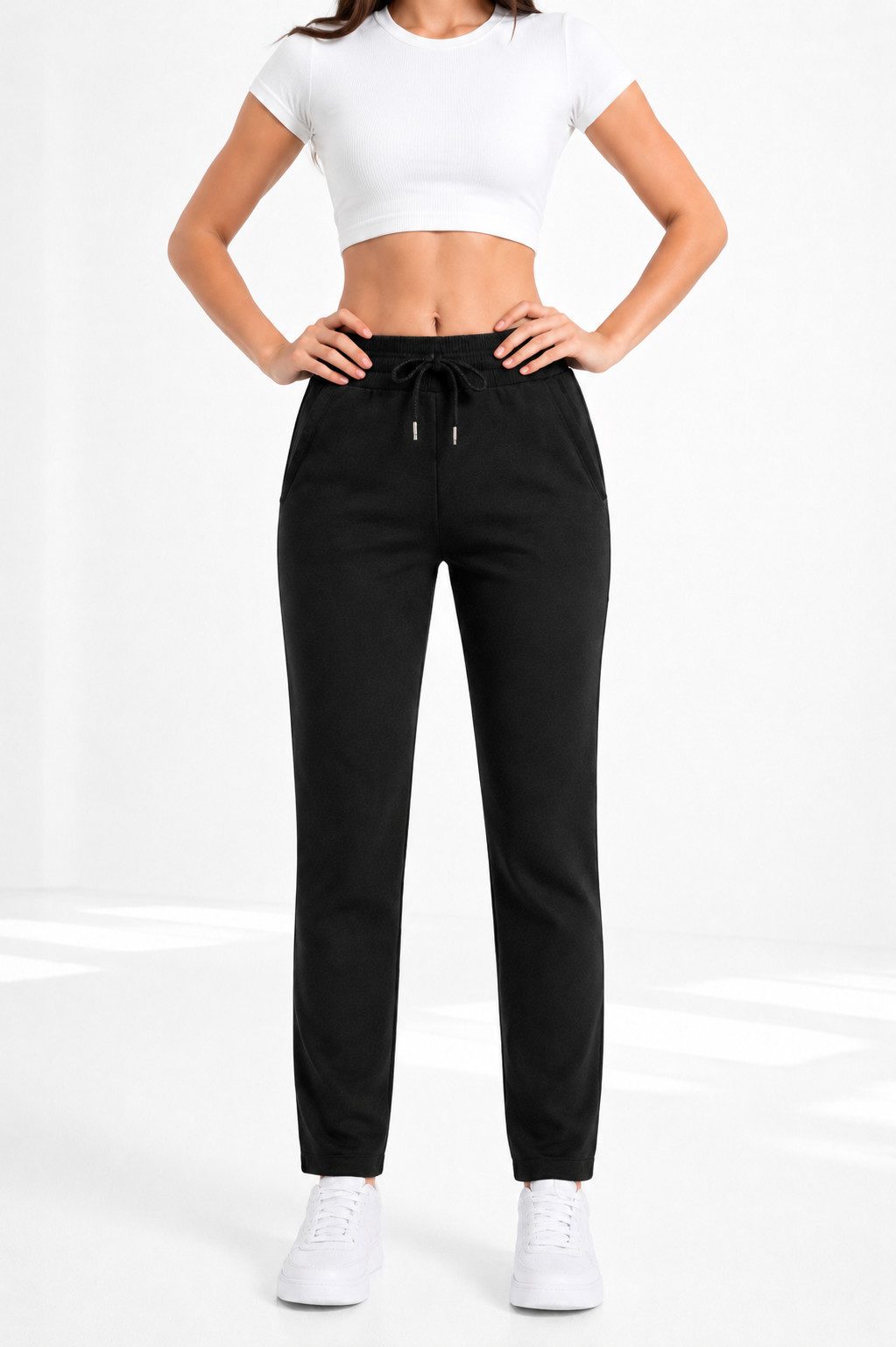 R-CAMP Jogginghose Jogginghose Damen (Packung, 1-tlg., Jogginghose für Damen) Atmungsaktive, baumwolle Sweathose