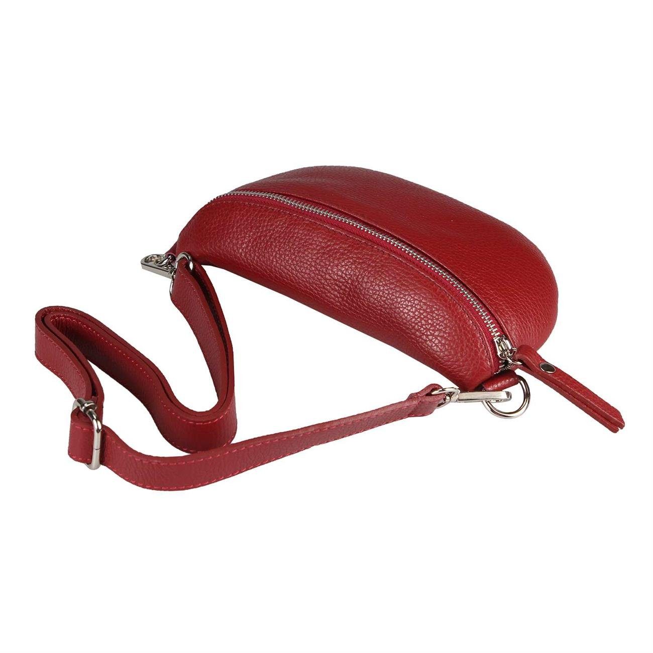 ITALYSHOP24 Bauchtasche Damen Leder Gürteltasche Hüfttasche CrossBody Handy günstig online kaufen