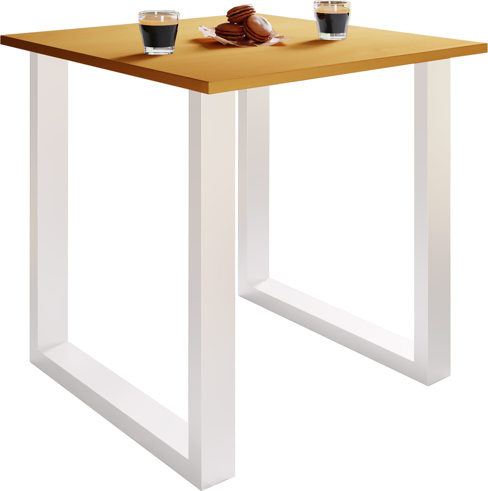 Esstisch Premium Holz Esstisch Küchentisch Xona U 80x50