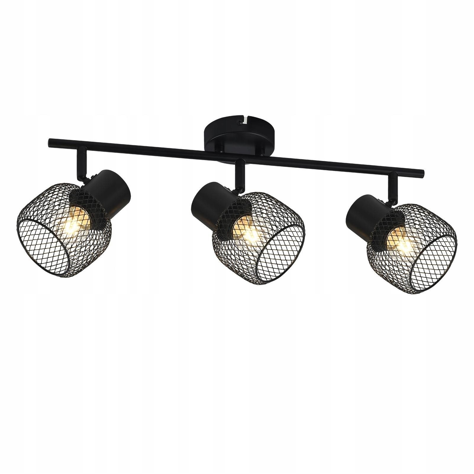 Nettlife Deckenstrahler Vintage Schwarz 1/2/3/4 Flammig günstig online kaufen