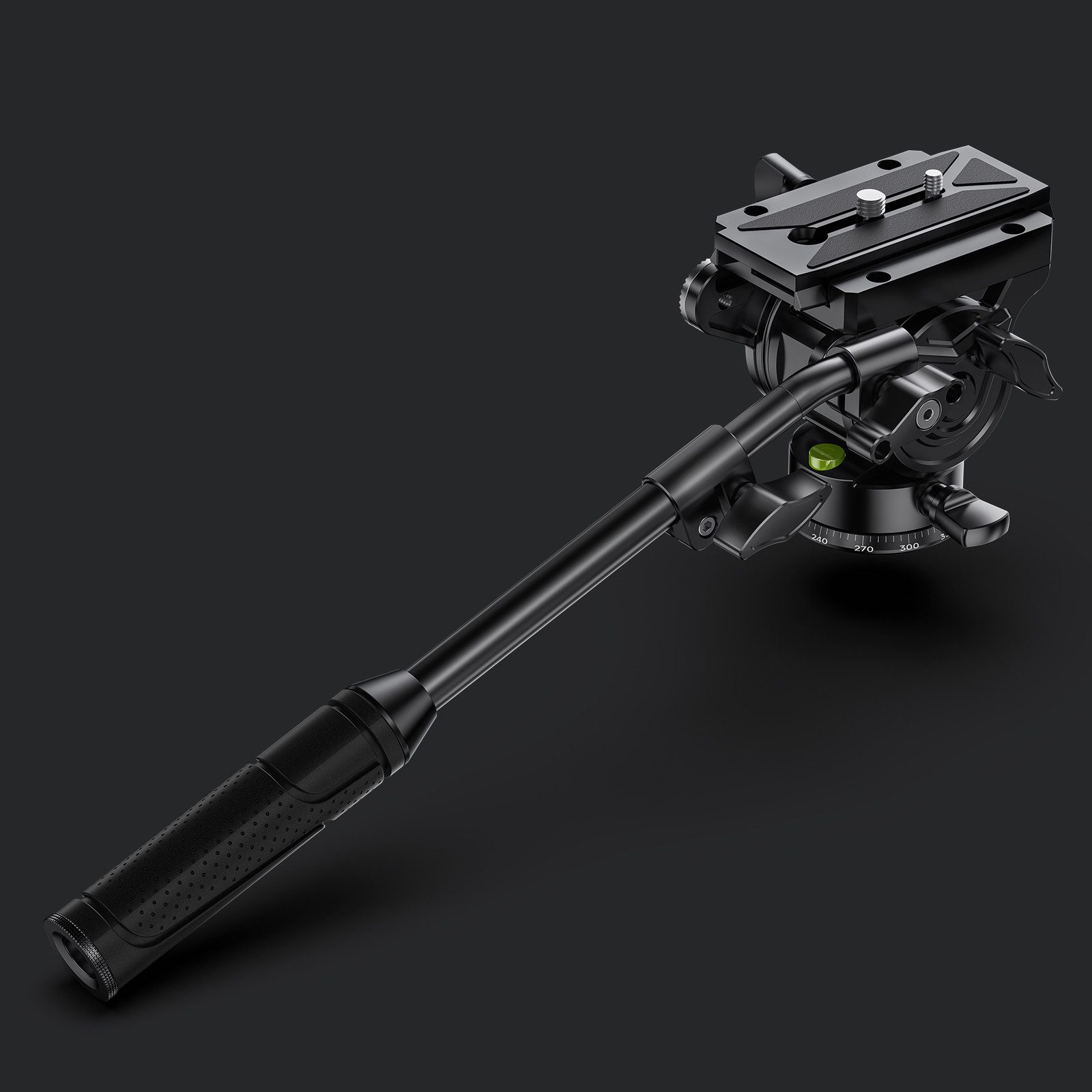 JUSINO Kugelkopf JUSINO HD-60M Hydraulik Präzisions-Videoneiger mit 15kg Tragkraft