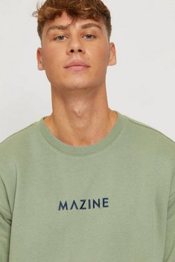 MAZINE Sweatshirt LOGO HEAVY SWEATER Grün Vegane Unisex Sweatshirts