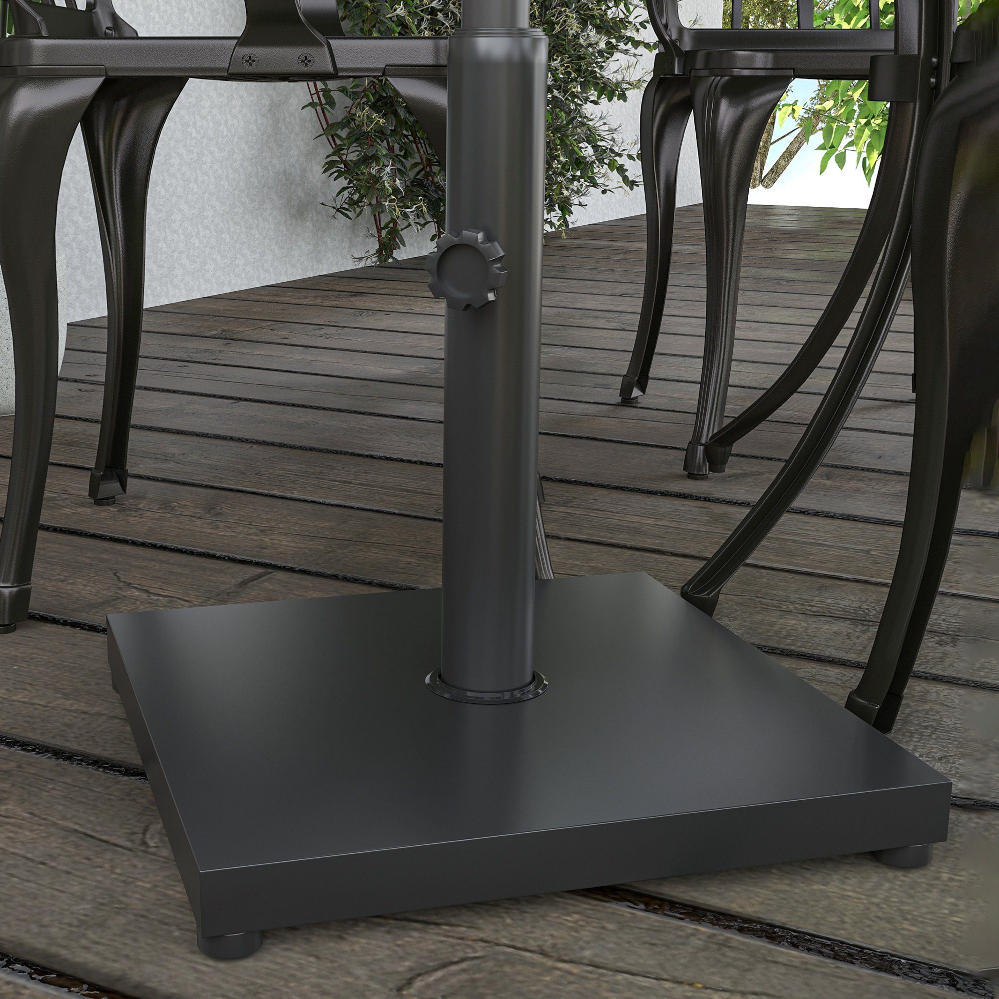 Outsunny Schirmhalter Schirmfuß 13 kg Ständer günstig online kaufen