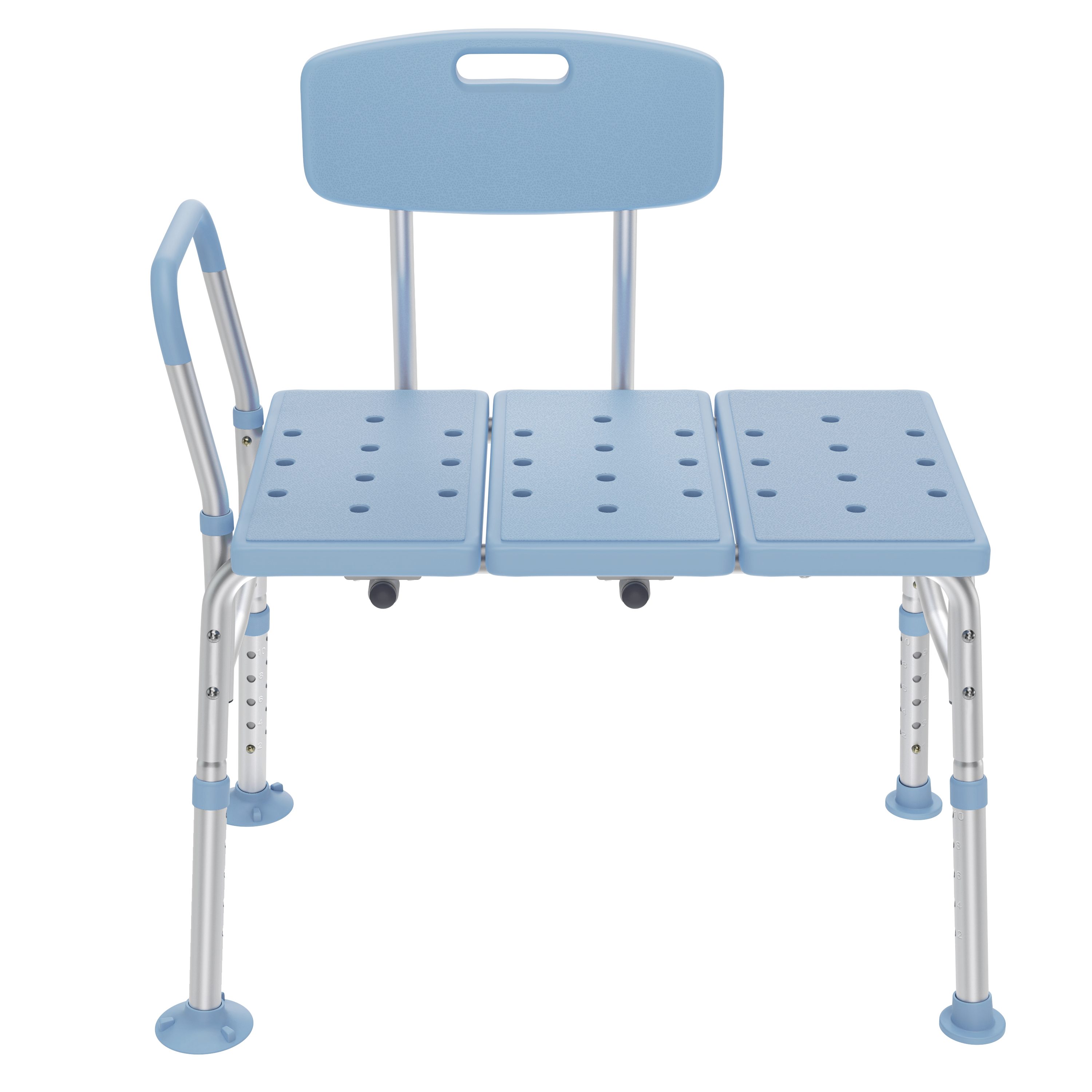 FIVMEN Badewannensitz Senioren Verstellbar, Badewannentransferbank mit Abnehmbarer, belastbar bis 150 kg, Rückenlehne und Armlehne, rutschfest, Duschstuhl