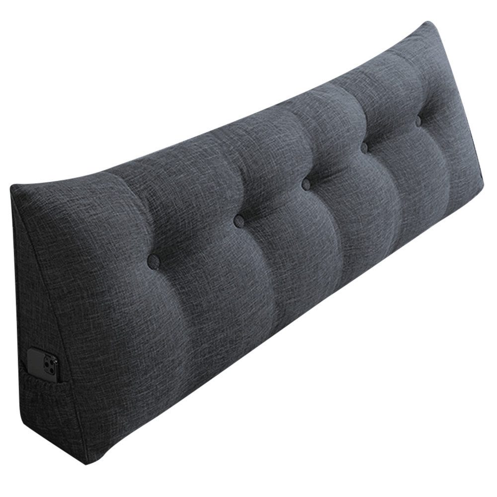 JEOBEST Rückenkissen Lesekissen für Bett und Sofa, Keilkissen Groß, mit waschbarem Bezug, Ideal zum Anlehnen im Bett
