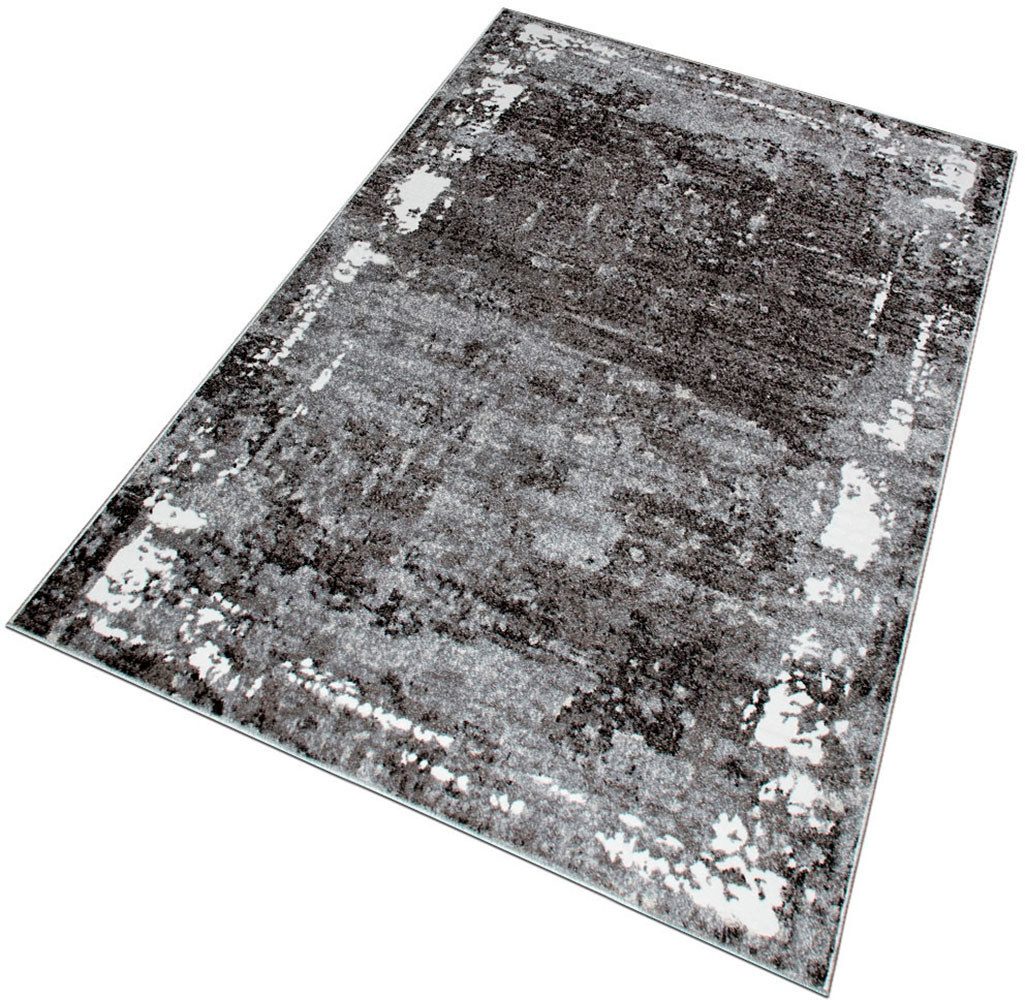 OTTO home Teppich Oberwill, rechteckig, Höhe: 9 mm, mit besonders weichem Flor, Kurzflor, Vintage, modern, dichte Qualität