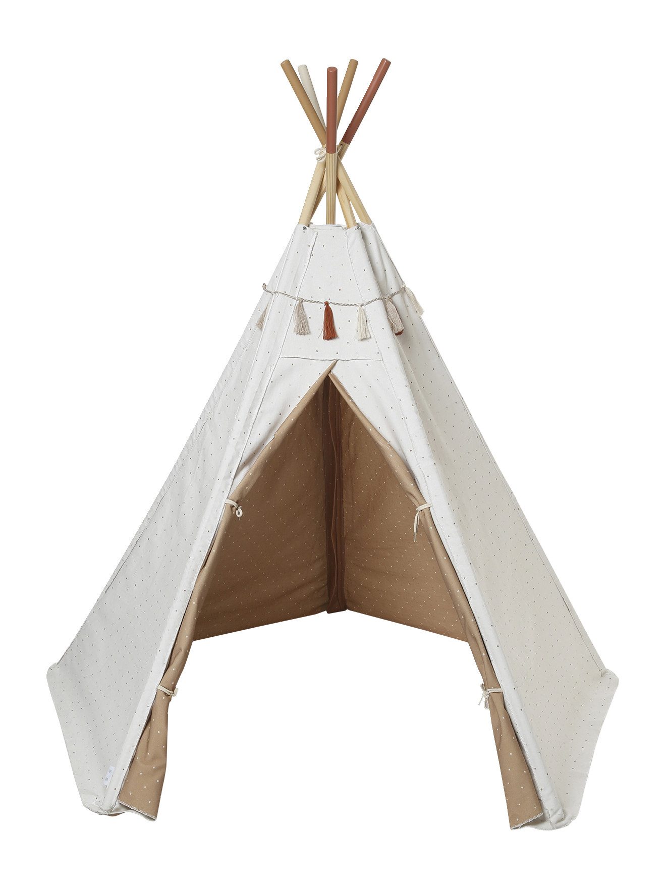 vertbaudet Spielzelt Kinder Spielzelt GERONIMO, wendbares Tipi