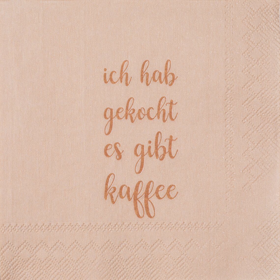 Räder Design Papierserviette Cocktailservietten "Ich habe gekocht..."