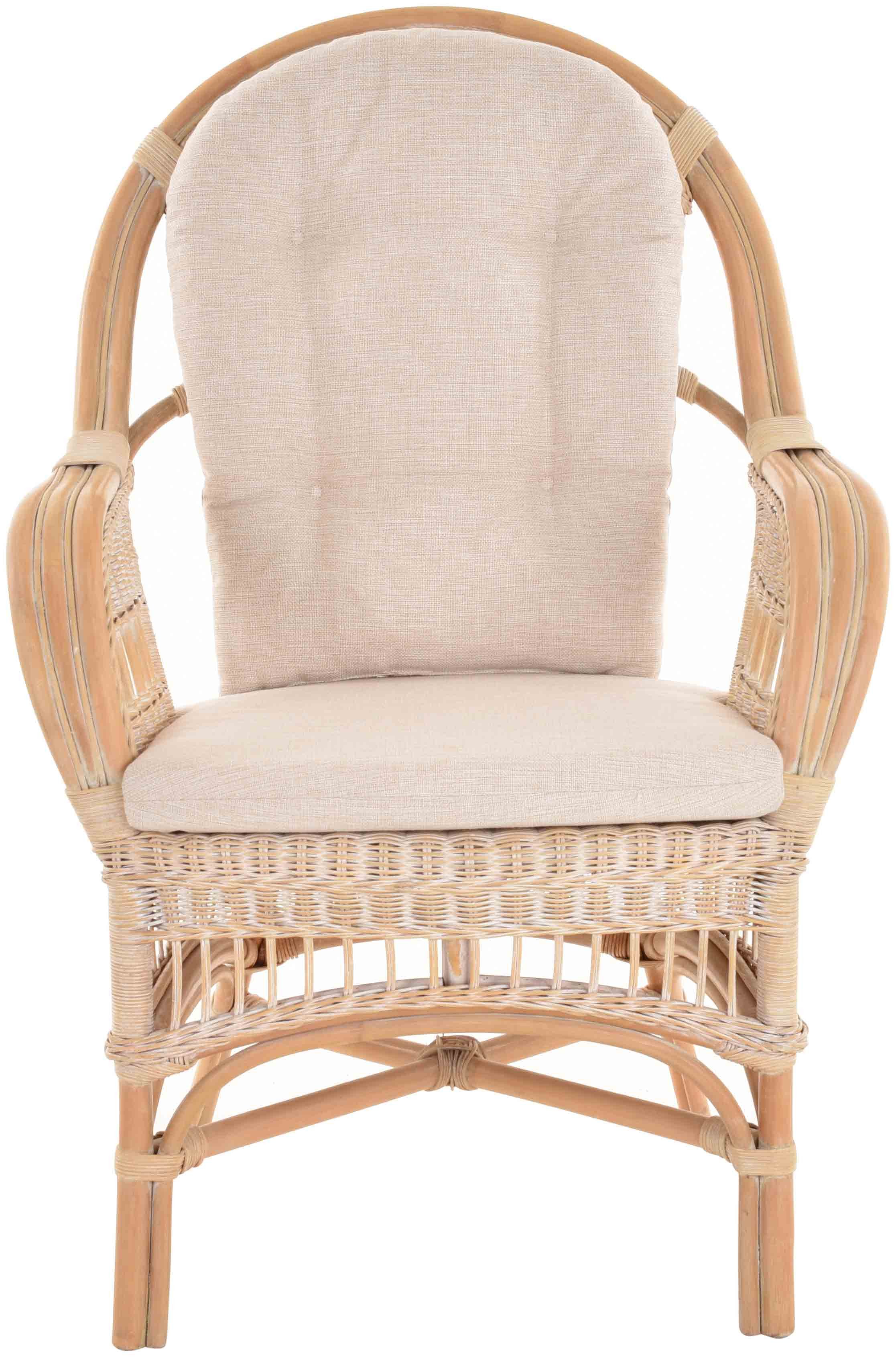 Krines Home Relaxsessel Set/2 Breite Rattan Wintergartensessel Finco Wintergarten Rattansessel (2-St., 2er-Set), hohe Rückenlehne, mit Armlehne