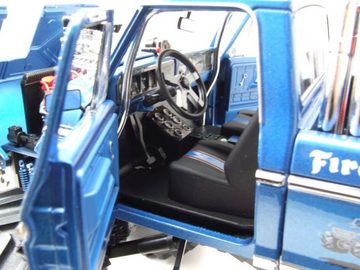GREENLIGHT collectibles Modellauto Ford F-250 Monster Truck Bigfoot 1974 blau 66 inch-Reifen Modellauto, Maßstab 1:18