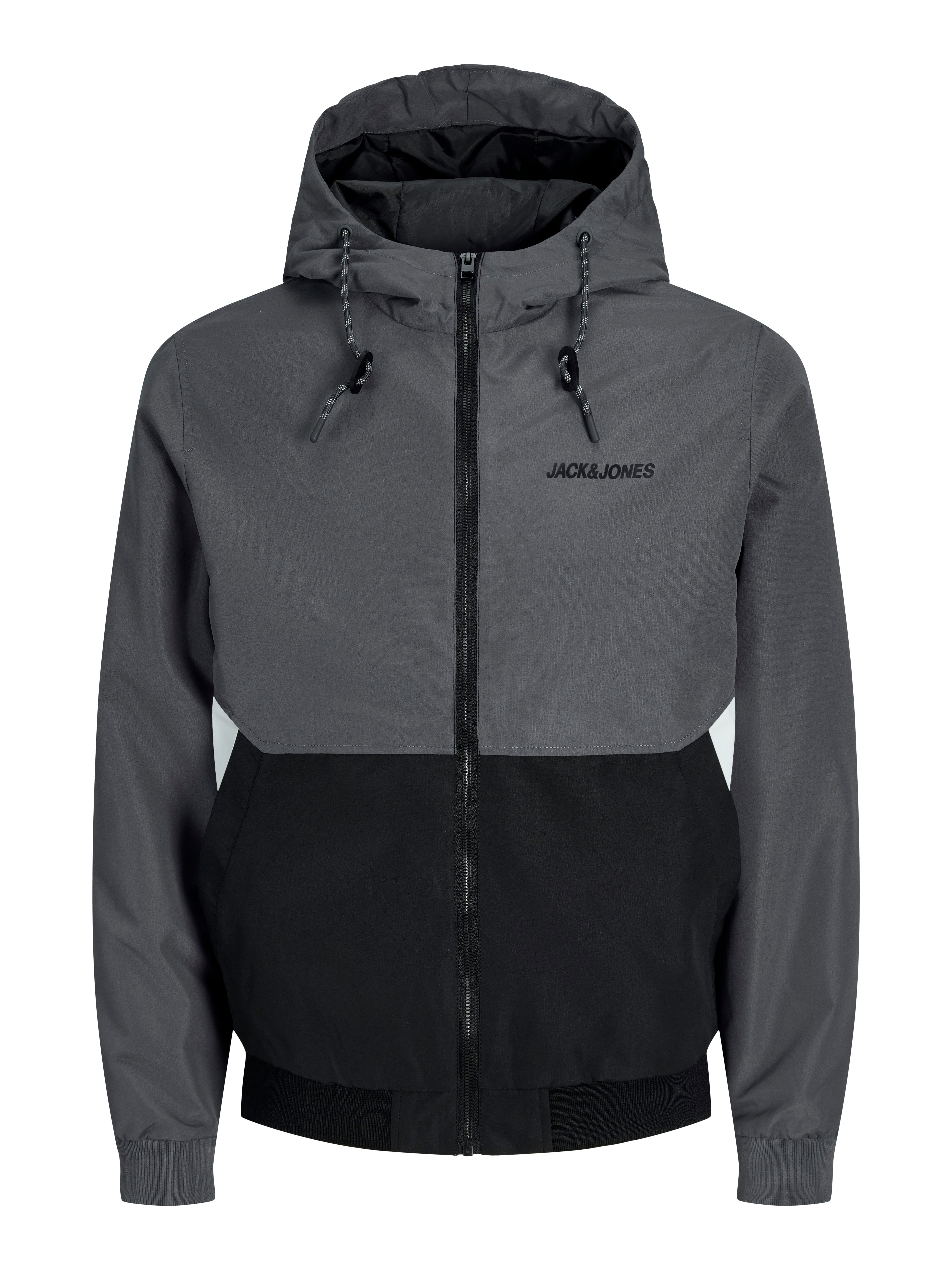 Jack & Jones Blouson JJERUSH mit Kapuze Kunstfaser, regular fit