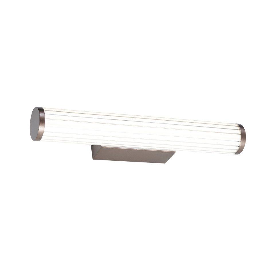 Qazqa Wandleuchte Coco, LED fest integriert, Extra-Warmweiß, QAZQA Wand­leuchte, integrated, Bronze, Kunststoff, Retro