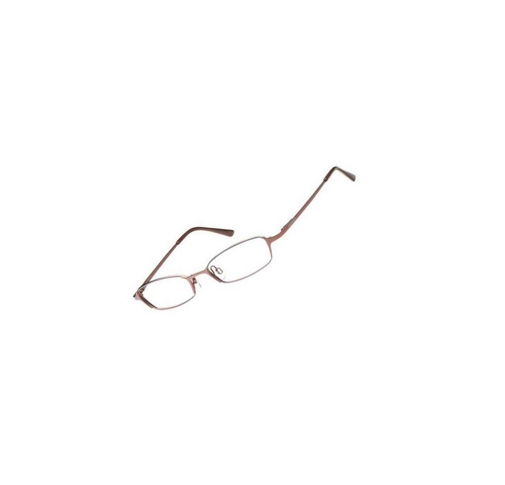 Fossil Brillengestell Korrektionsfassung Brille Metall Grau Braun 47/17/135 - OF1113200, Metall