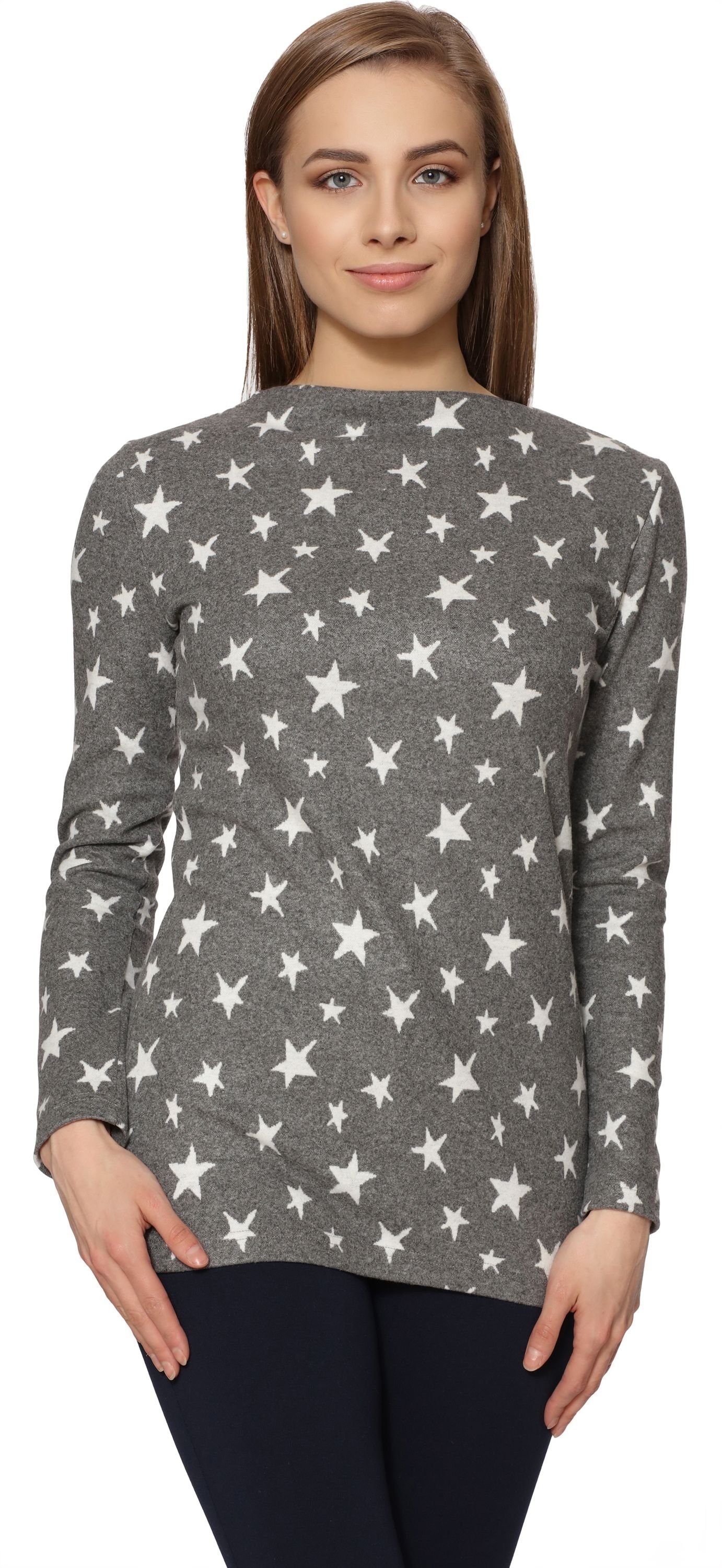 Merry Style Longpullover Damen Sweatshirt Bluse günstig online kaufen