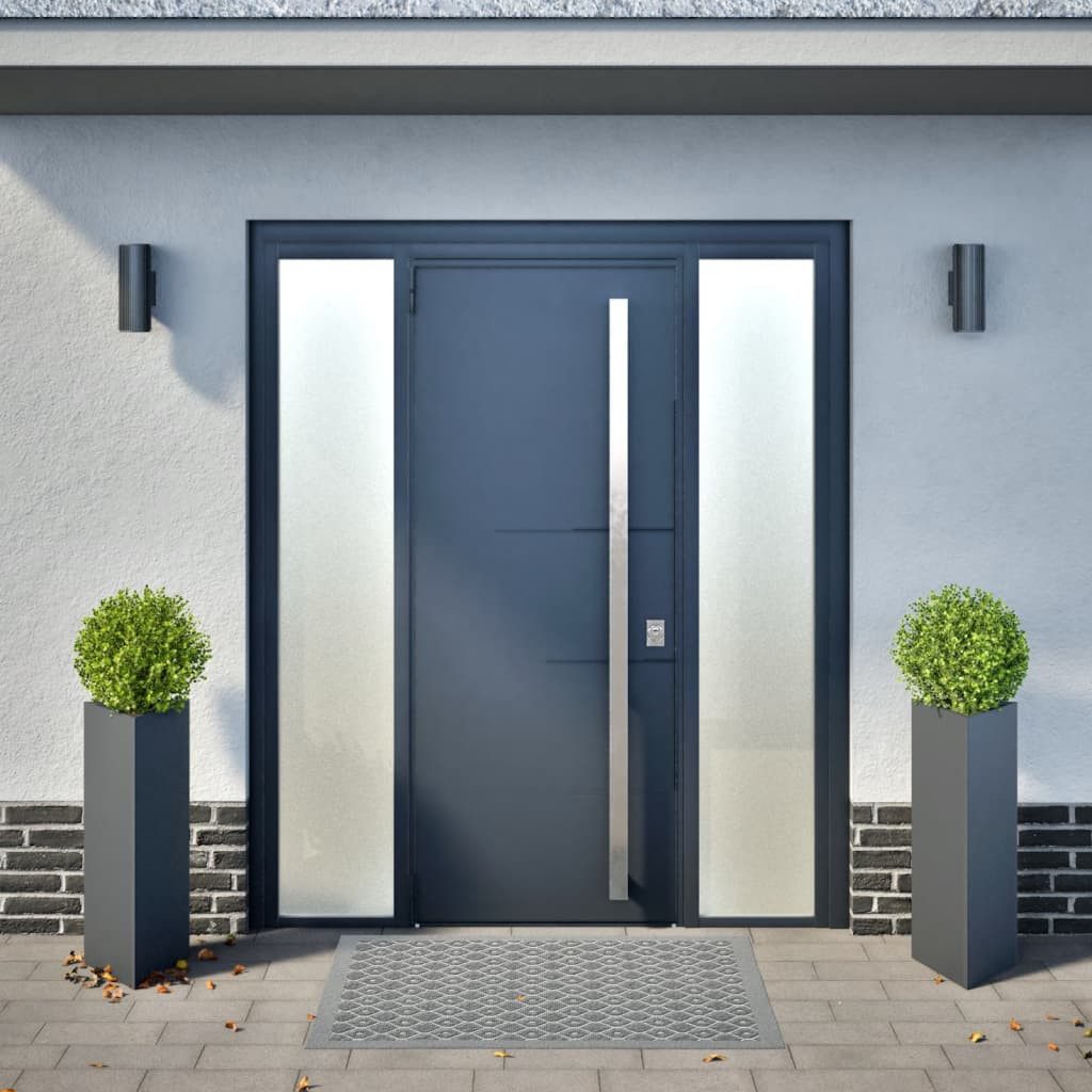 vidaXL Blumentopf Pflanzkübel 2 Stk. Anthrazit günstig online kaufen