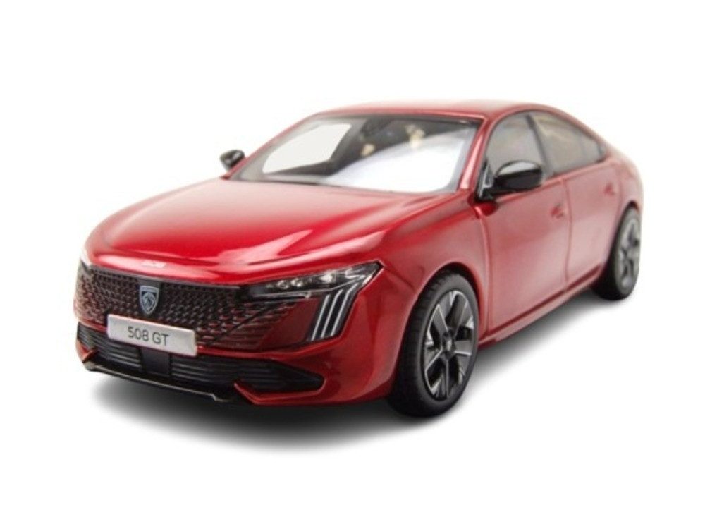Norev Modellauto Peugeot 508 GT Hybrid 2023 rot, Maßstab 1:43