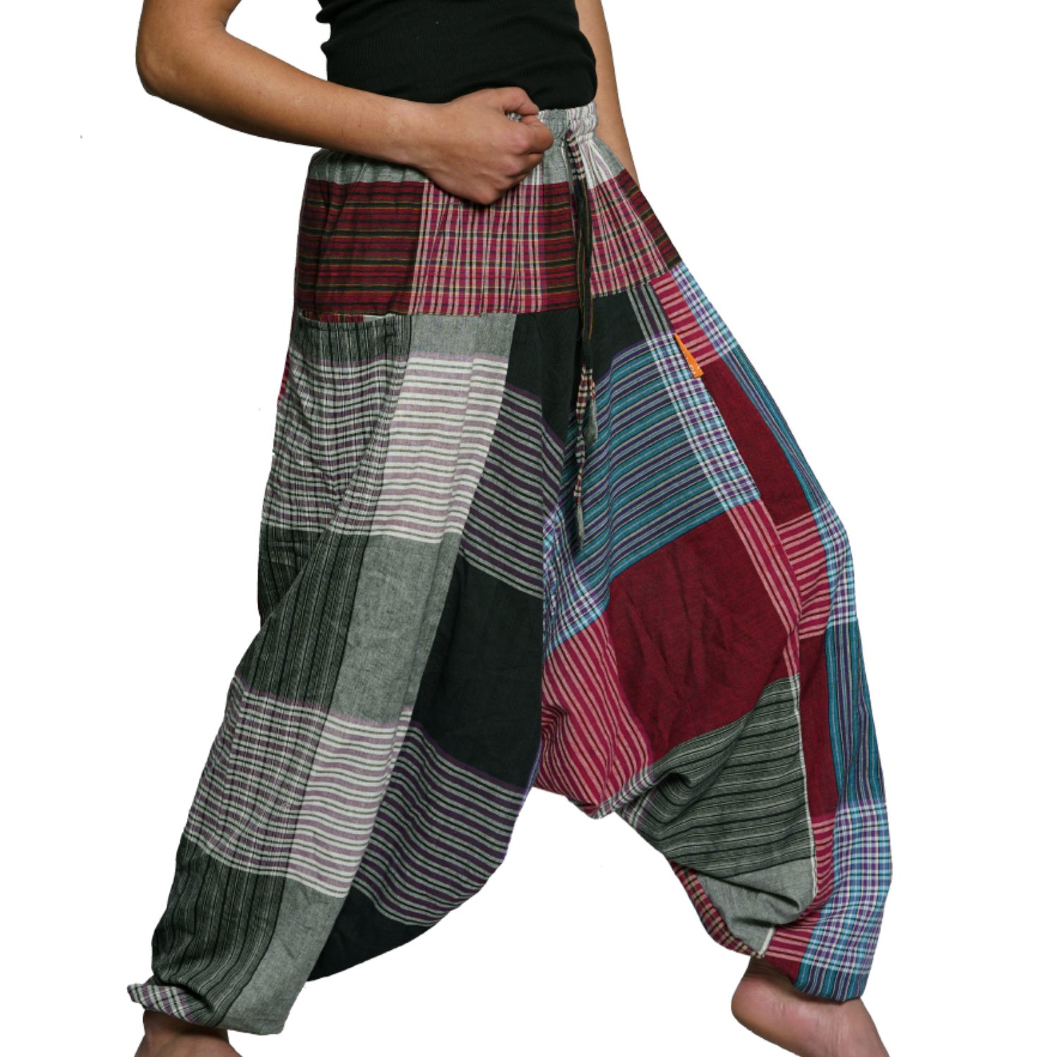 SIMANDRA Haremshose Singharaja Damen Freizeithose (1-tlg) Aladinhose Pluderhose Pumphose Yoga Goa Freizeit