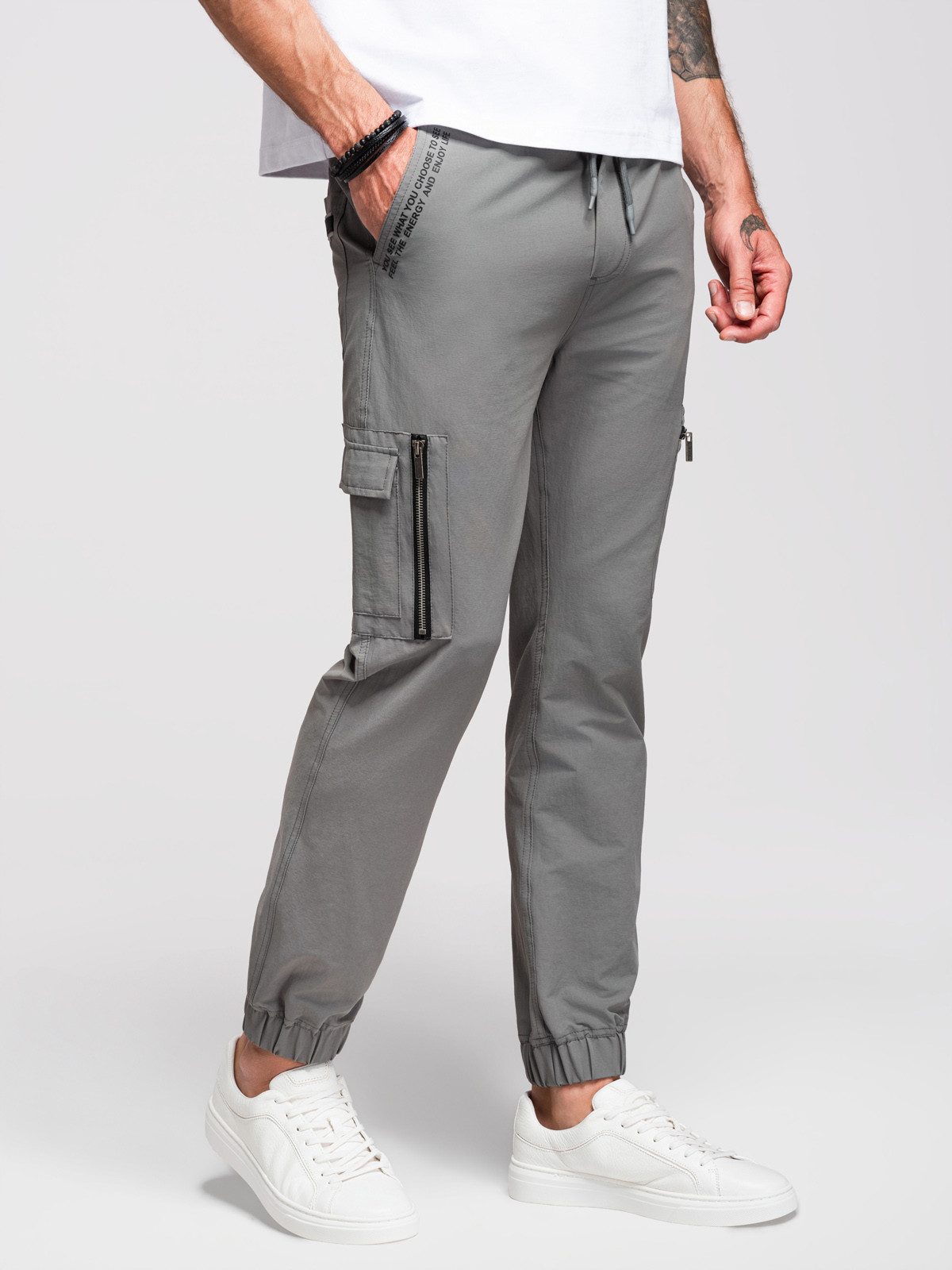 Cargohose Herren-Jogginghose mit Cargotaschen