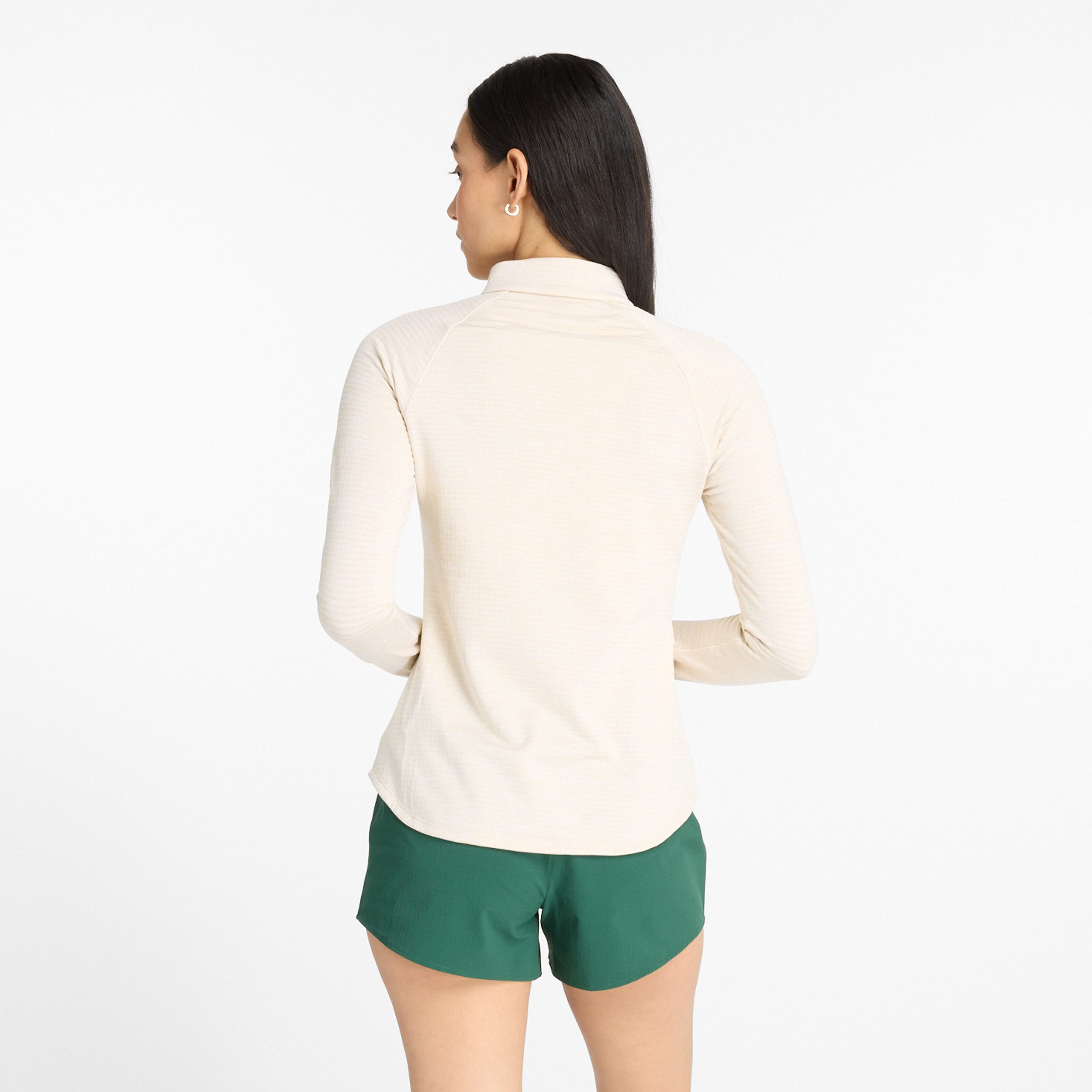 New Balance Funktionsshirt Athletics Heat Grid 1/2 Zip mit Rundhalsausschnitt, Langarm, schnell trocknend, atmungsaktiv