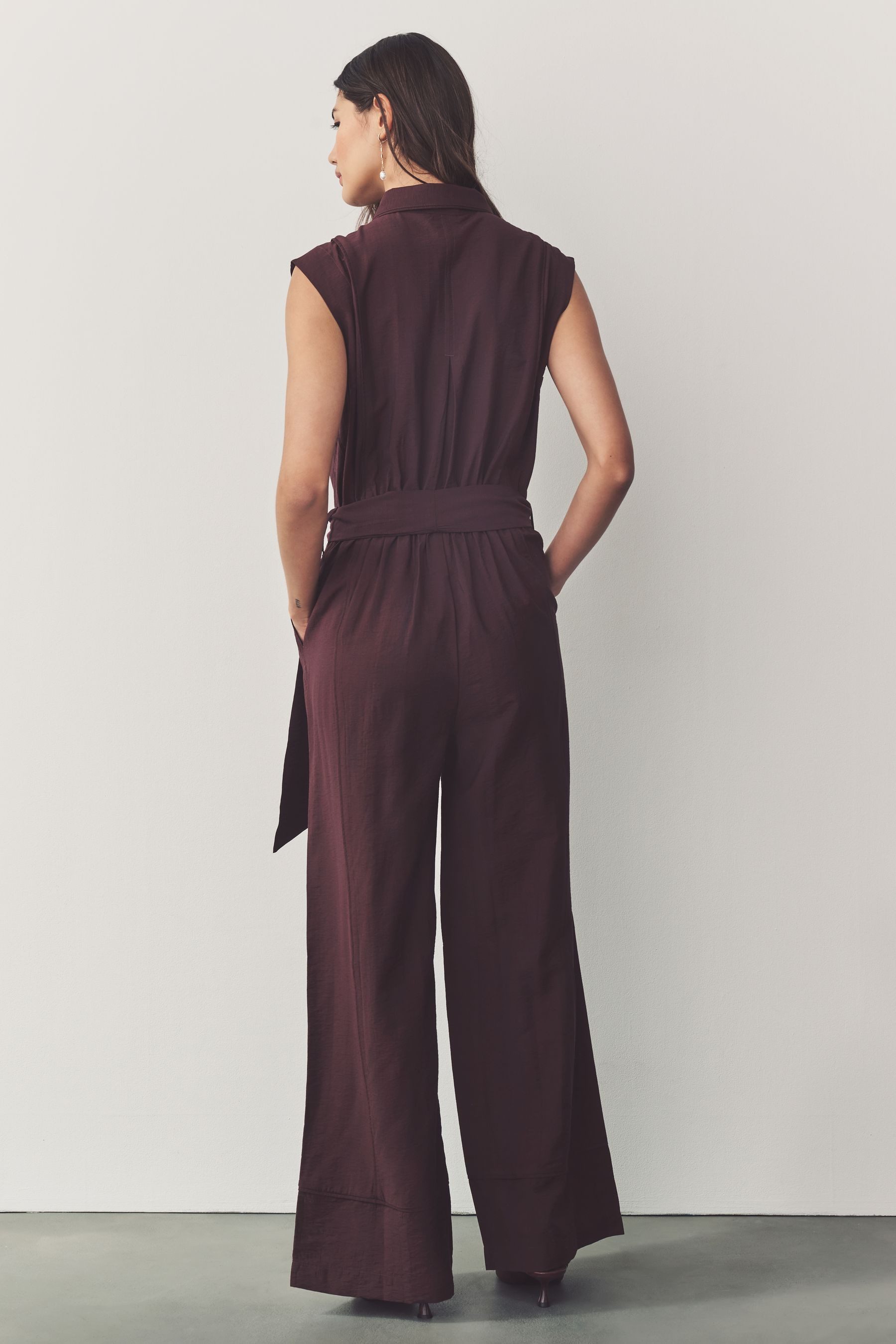 Next Jumpsuit Kurzärmeliger Jumpsuit zum Binden günstig online kaufen