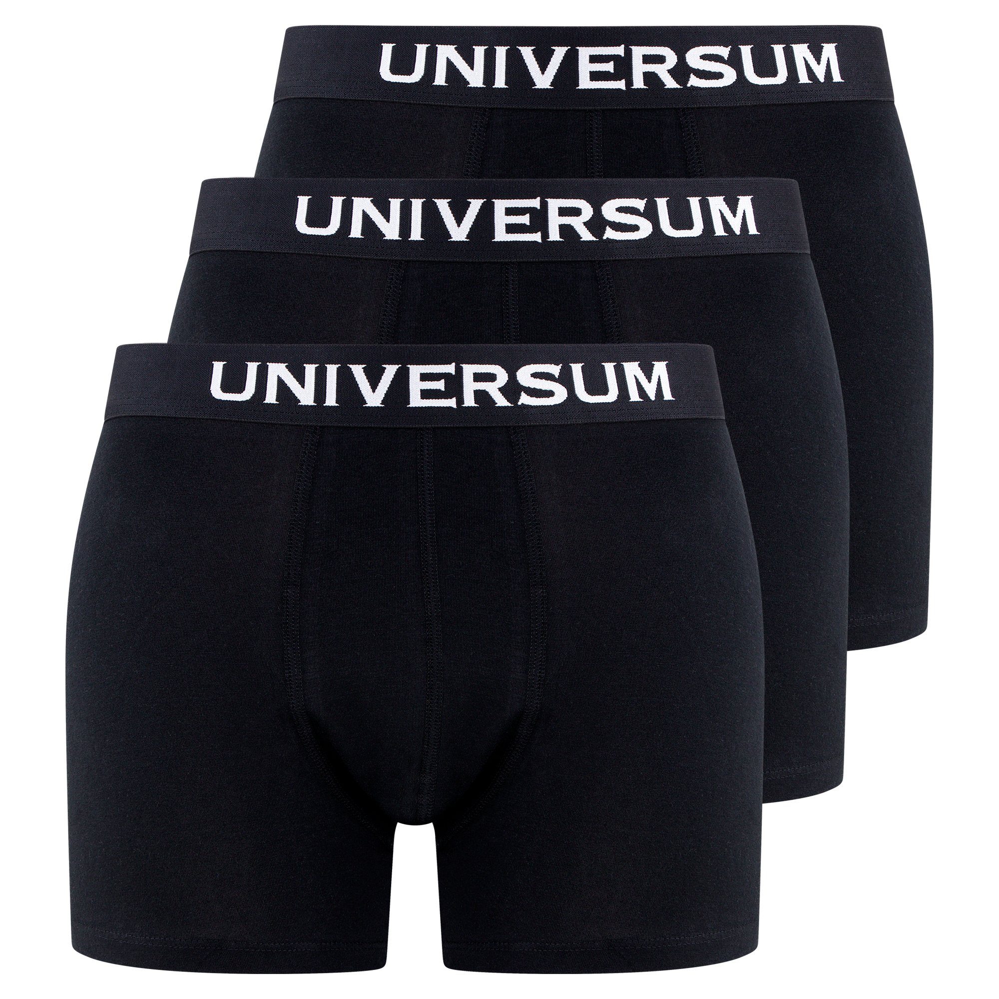 Universum Sportwear Boxershorts Herren Boxershorts Sport Unterwäsche im 3er-Set (3er-Set)