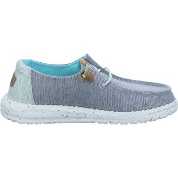 Hey Dude Wendy Heathered Slub Tropical Grey Slipper