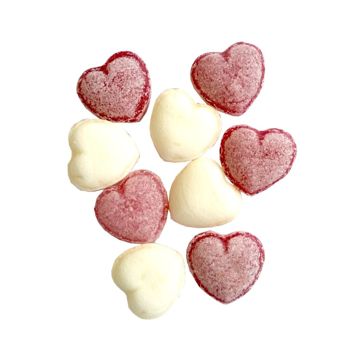 Eduard Edel Süßigkeit, Edel Herzbonbons Dirndl weiße und rote in einer Giebelbox 150g