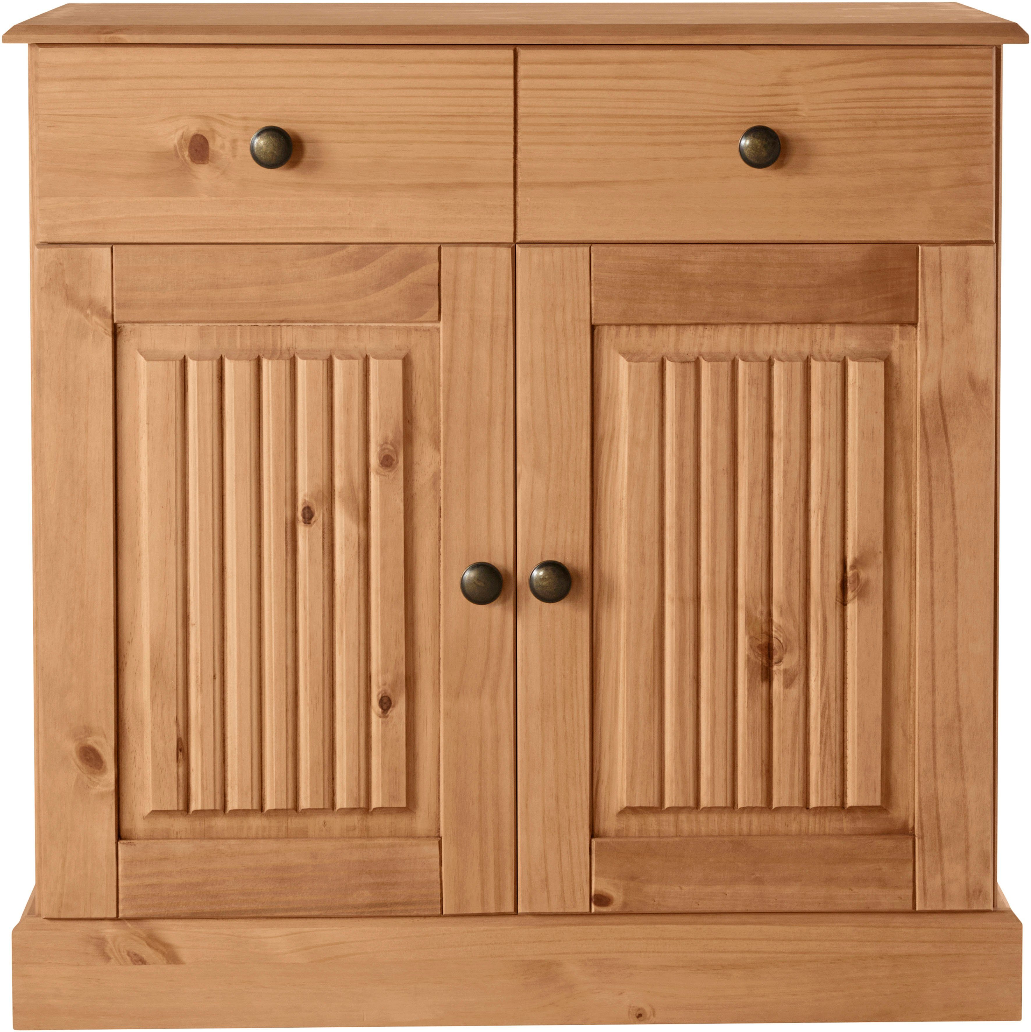 OTTO home Sideboard Liotta, Kommode mit verstellbaren Einlegeboden, massives Kiefernholz