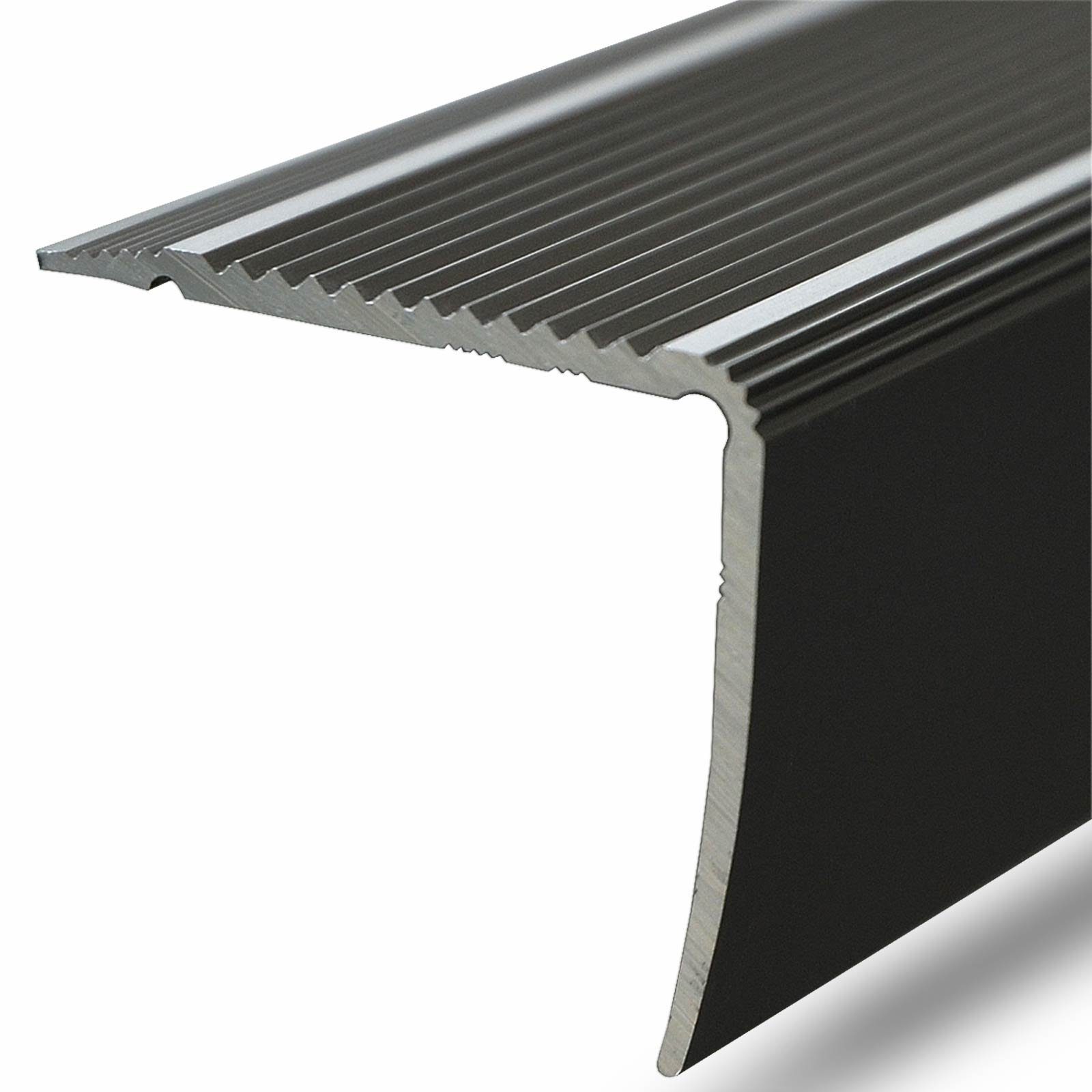 Floordirekt Treppenkantenprofil Integral, 4 Farben & 3 Größen, Stufenkantenprofil, L-Form, 35x30 mm, Selbstklebend