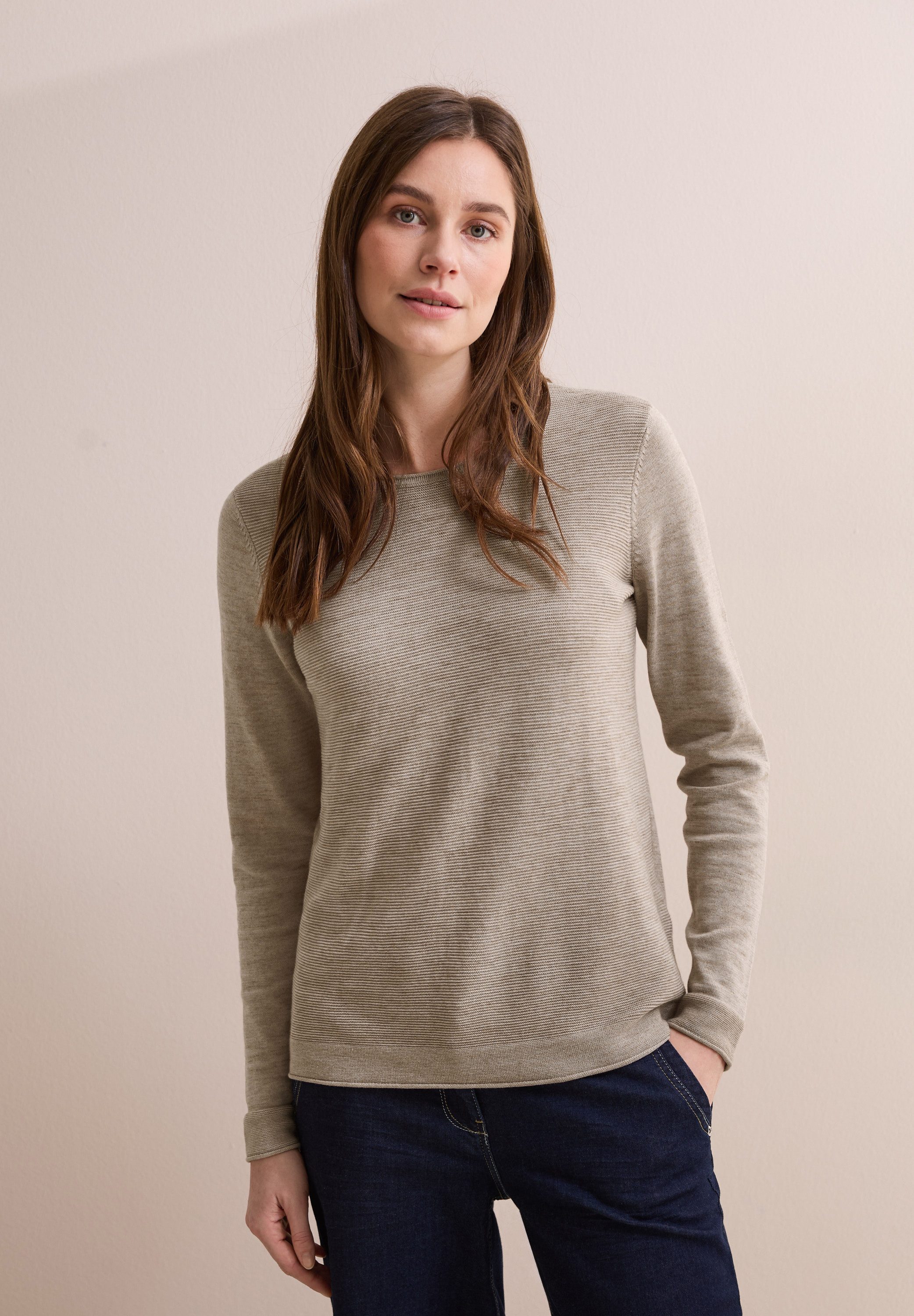 Cecil Strickpullover, im soften Baumwoll-Mix günstig online kaufen