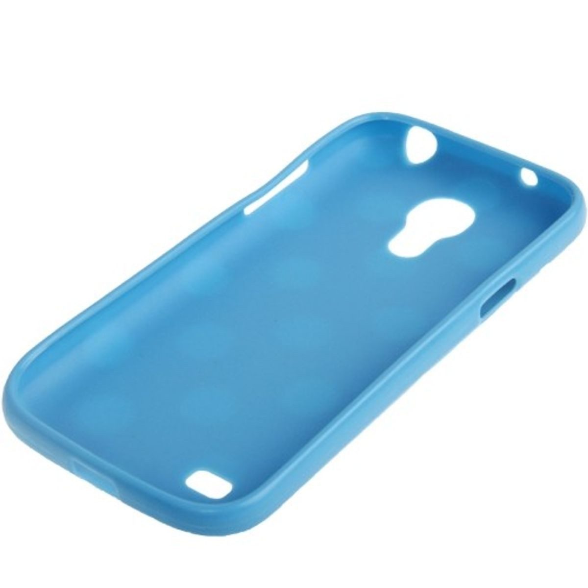 König Design Handyhülle Samsung Galaxy S4 Mini, Samsung Galaxy S4 Mini Handyhülle Backcover Blau