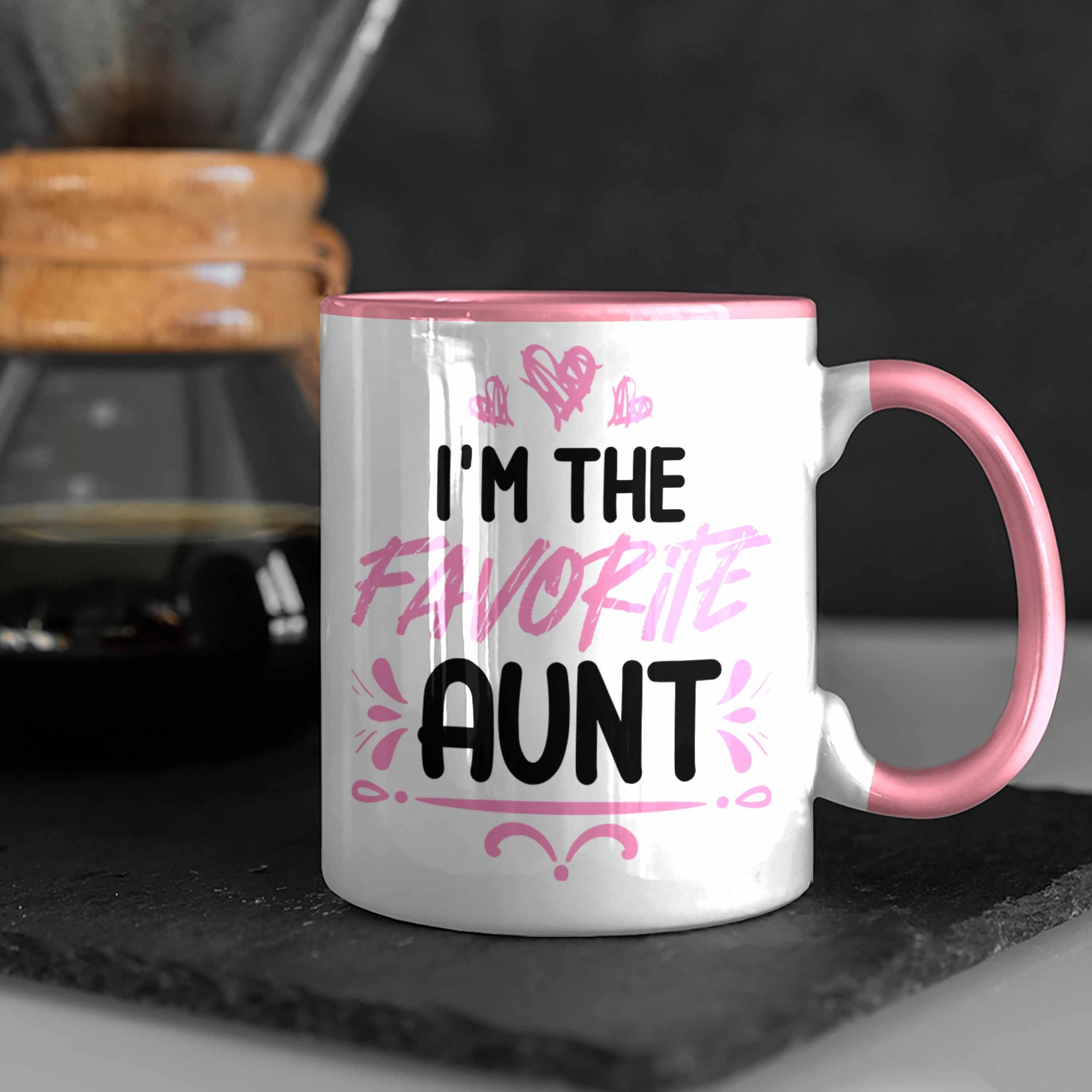 - Trendation I'm Welt The der Trendation Aunt Geschenk Favorite Tasse Tante Tasse Beste Rosa