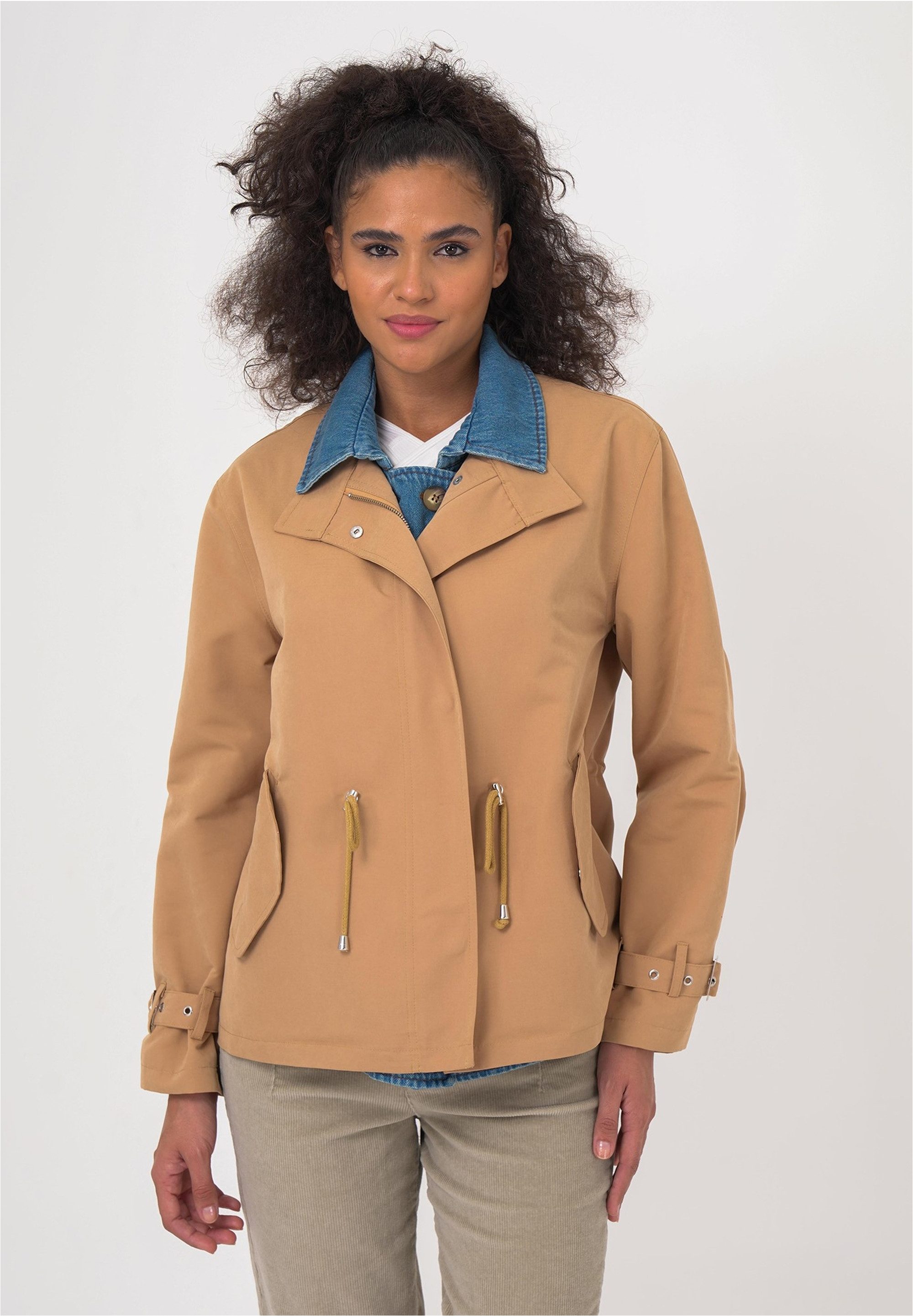 freshlions Trenchcoat Zelda (1-tlg) mit stilvollem Reverskragen