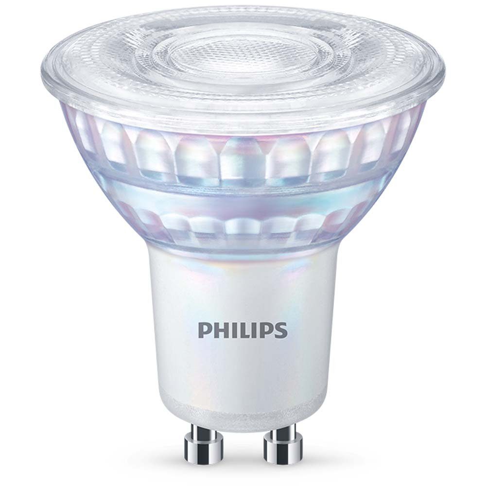 Philips LED-Leuchtmittel LED ersetzt GU10 WarmGlow 35W, warmweiss 230, Reflektor PAR16, Lampe n.v, warmweiß