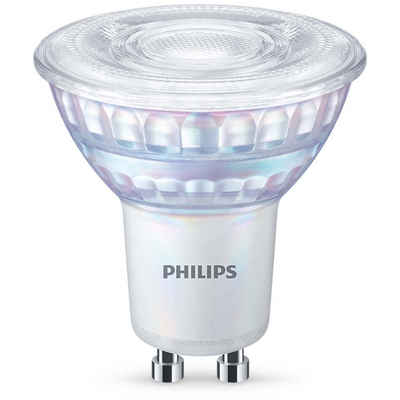 Philips LED-Leuchtmittel LED WarmGlow Lampe ersetzt 35W, GU10 Reflektor PAR16, warmweiß, 230, n.v, warmweiss