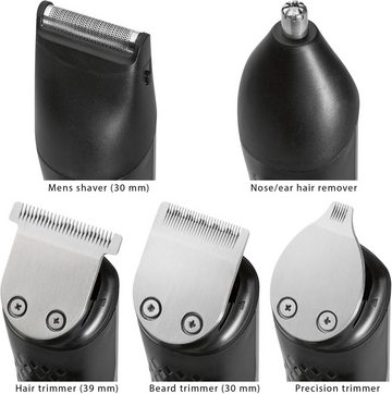 ProfiCare Haar- und Bartschneider PC-BHT 3014, 5 in 1, Multifunktionelles Haarschneidegerät