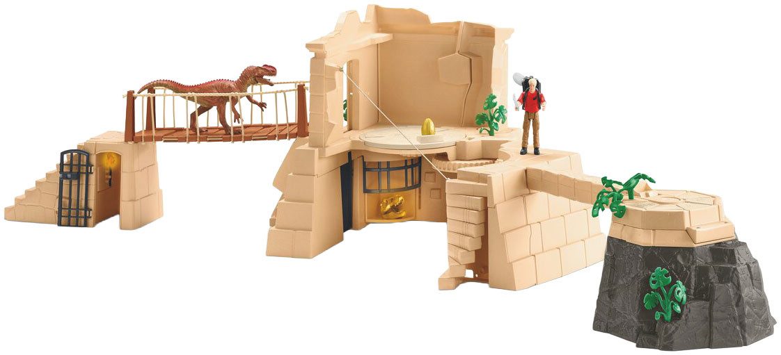 Schleich® Spielwelt DINOSAURS, Dino Tempel-Eroberung (42657), (124-tlg)