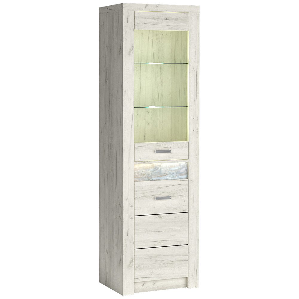 Lomadox Vitrine INGENIO-161 Standvitrine Hochschrank mit günstig online kaufen