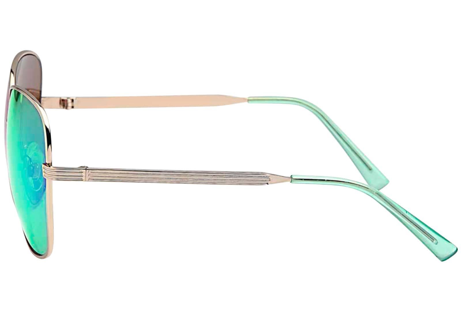 BEZLIT Eyewear Pilotenbrille Herren Piloten Sonnenbrille mit Metallrahmen (1-St) mit schwarzen Linsen – Bild 3 von 4